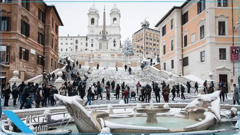 زیبایی های ایتالیا در زمستان