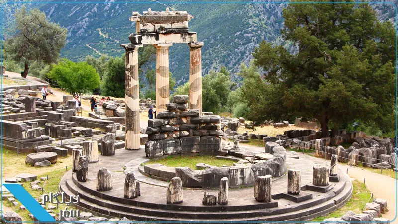 عکاسی در یونان در معبد دلفی